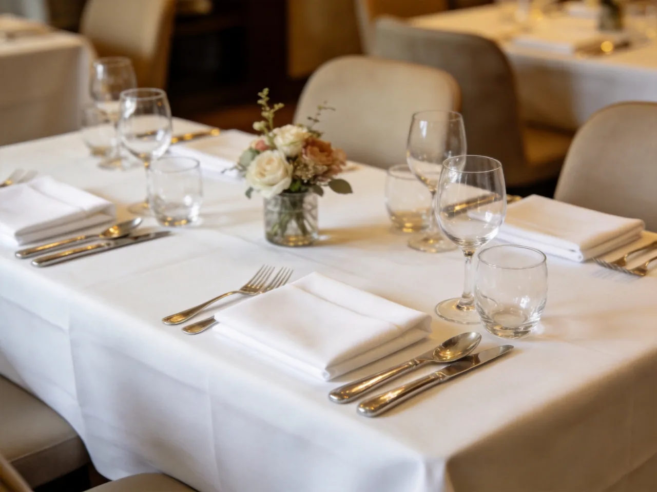 Custom hotel table linen — Suite Linens OEM/ODM